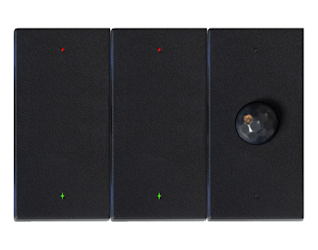 Qbus Button Motion Detector Bticino BLACK